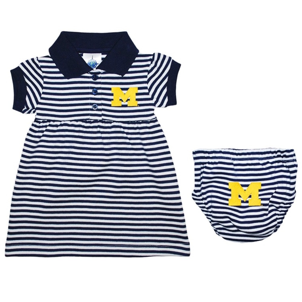 University of Michigan Baby GameDay Dress&Bloomer